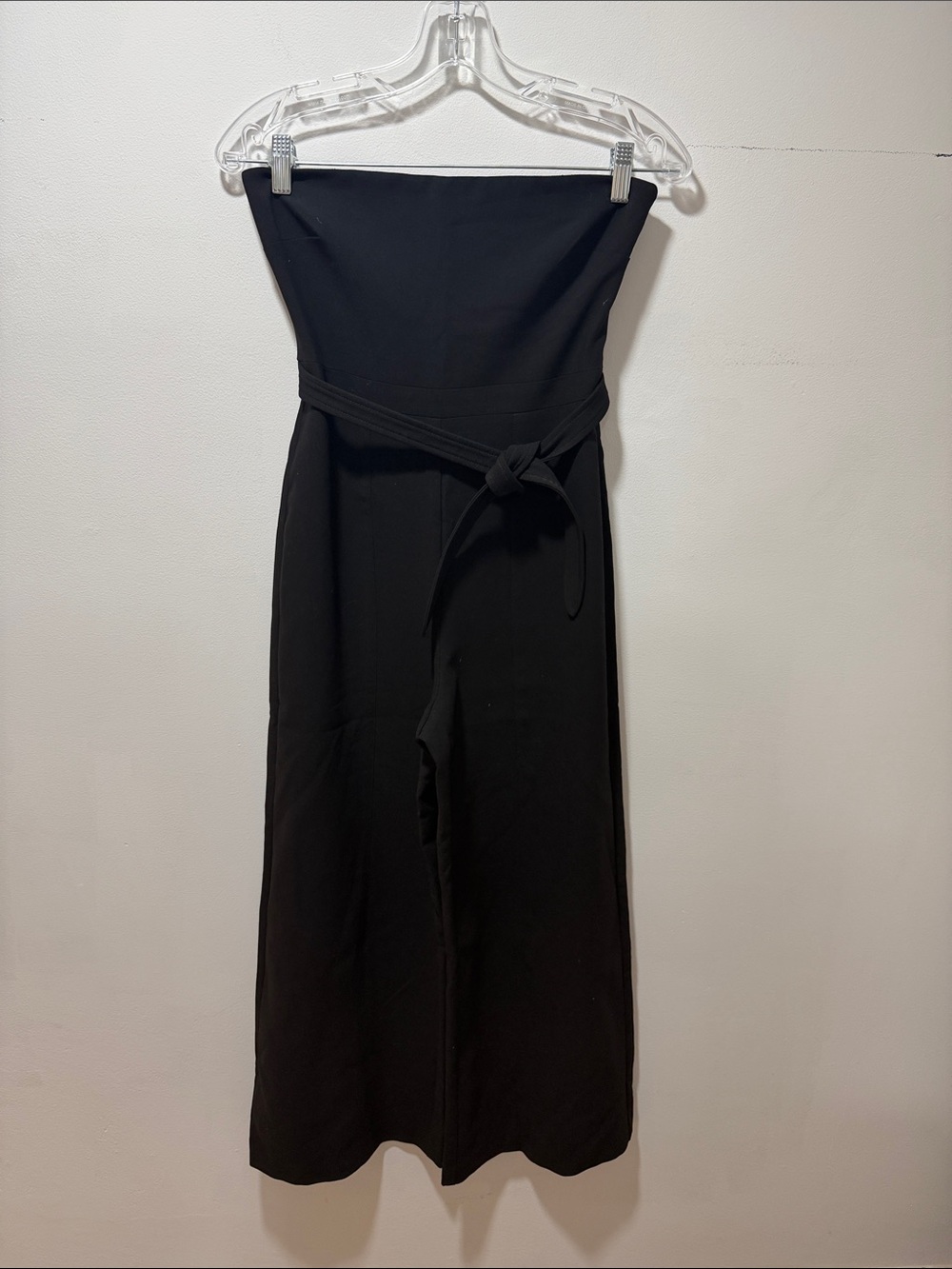 Likely Womens Strapless Wide Leg Tie Waist‎ Jumpsuit Size 0 Evening Whimsigoth